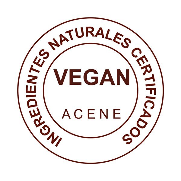 ACENE seal — certified natural ingredients, vegan